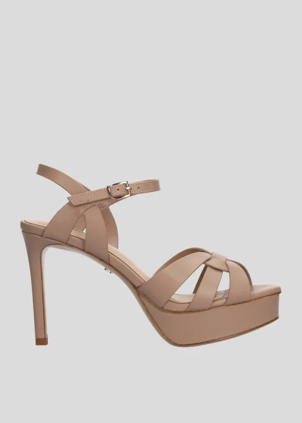Lola Cruz Icons | Sandalias Tacon-ARIA PLATFORM 100