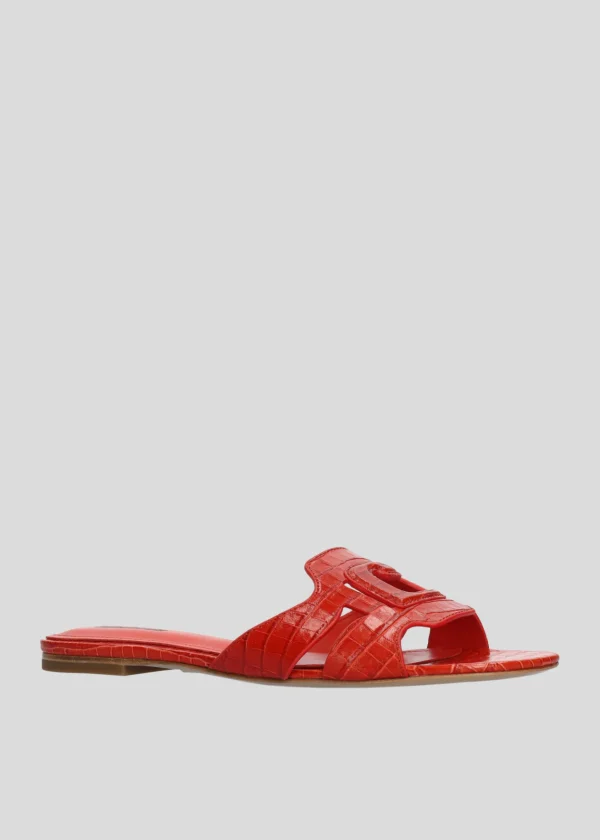 Lola Cruz Sandalia Plana-CUIRINE FLAT