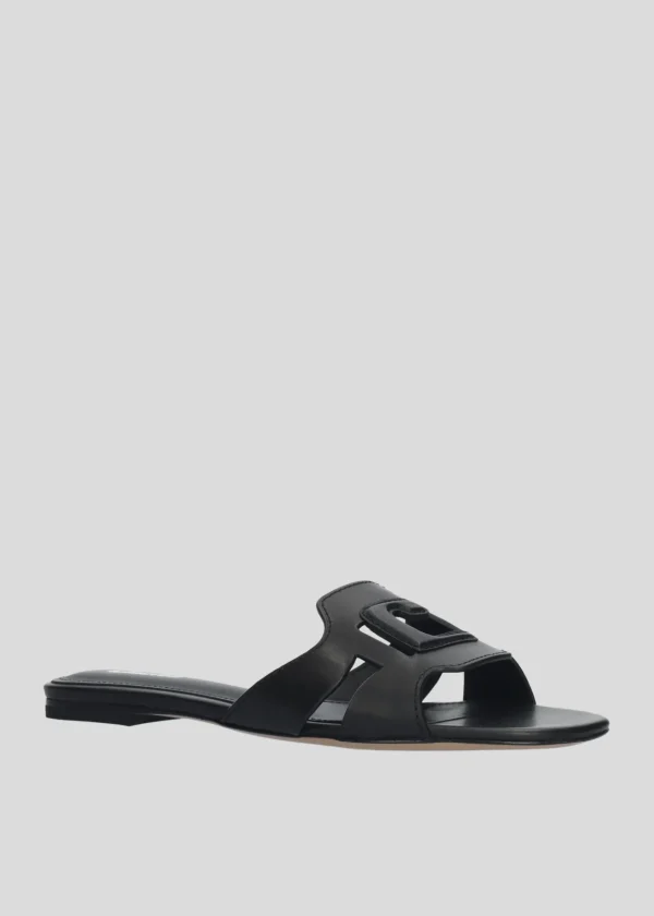 Lola Cruz Sandalia Plana-CUIRINE FLAT