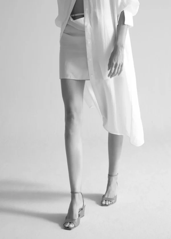 Lola Cruz Sandalias Tacon-GILDA PLATFORM 55