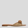 Lola Cruz Sandalia Plana-LINDA MULES