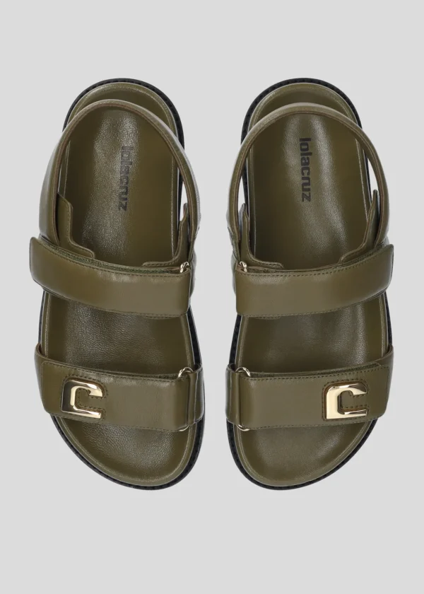 Lola Cruz Sandalia Plana-LOLA FLATS