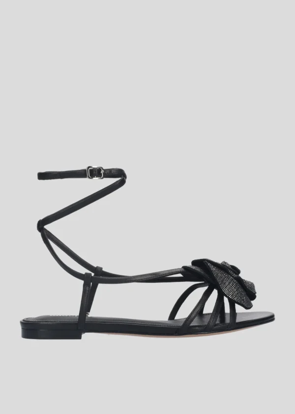 Lola Cruz Sandalia Plana-ROSE FLAT