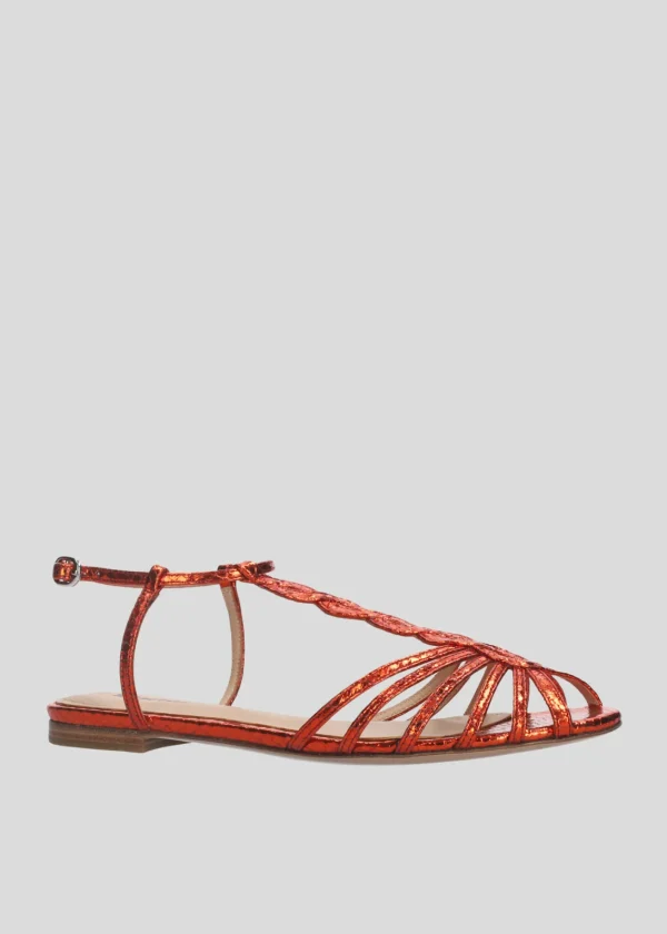 Lola Cruz Sandalia Plana-TANGO FLAT