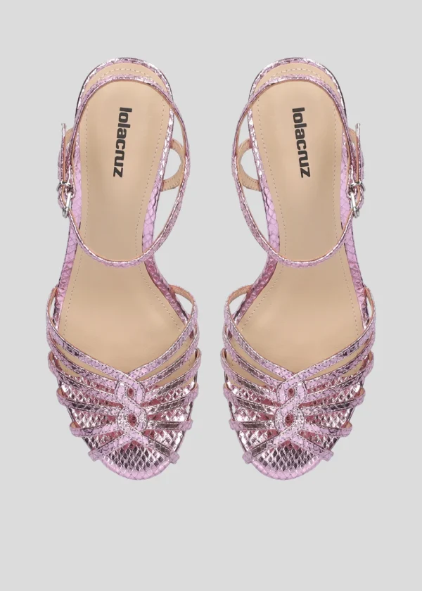 Lola Cruz Sandalias Tacon-TANGO SANDAL 65